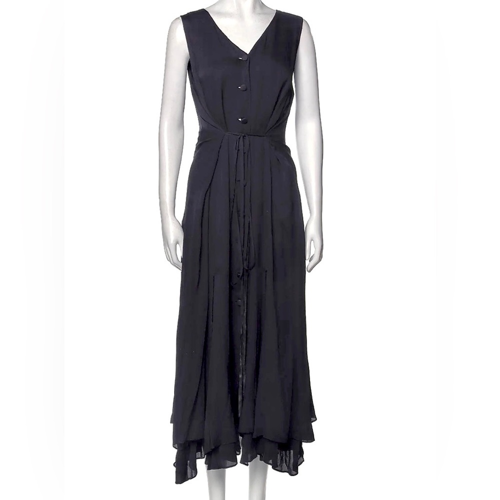 Marina Rinaldi Italian plus size sleeveless crepe dress, size IT 29